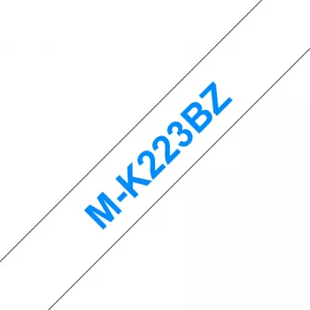 Labeling Tape M Brother MK223BZ Blue on Valge 9mm