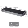 StarTech.com 4K USB-C Dock , Triple UHD 4K Monitor Docking Station, Mac & Windows, USB C to HDMI & DisplayPort, 60W Power Delivery, 5x USB 5Gbps Hub - TAA