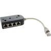InLine ISDN Splitter 1 -> 8, 0.15m, takistitega