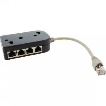InLine ISDN Splitter 1 -> 8, 0.15m, takistitega