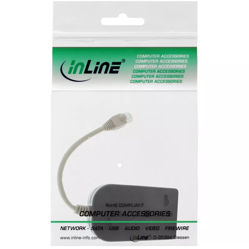 InLine ISDN Splitter 1 -> 8, 0.15m, takistitega