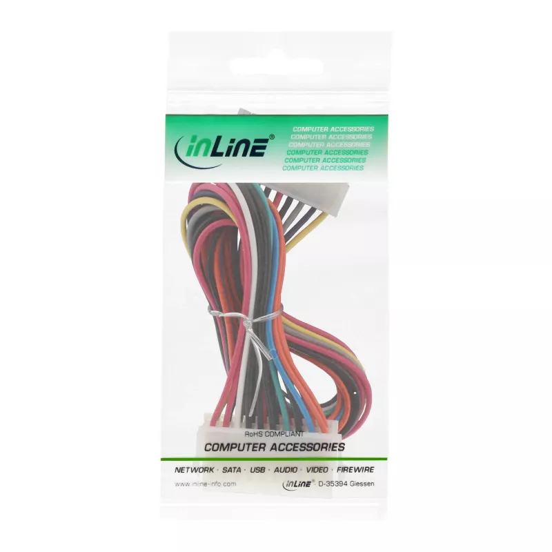InLine Power Extension kaabel for ATX Power Cables 20 Pin 0.30m