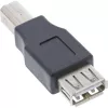 USB 2.0 adapter, A-pistikupesa / B-pistik, InLine 33442