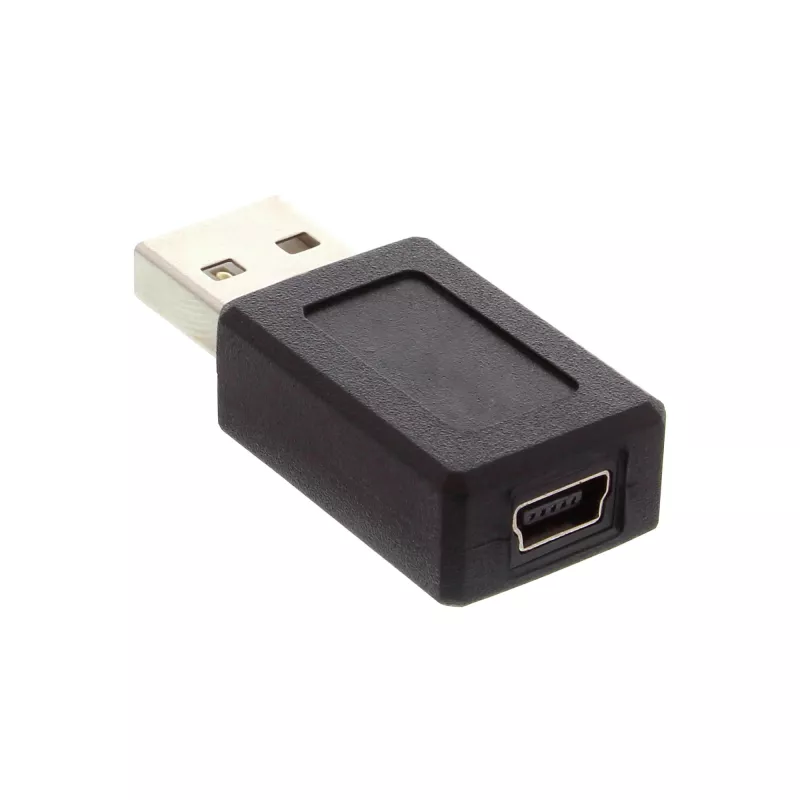 USB 2.0 adapter A-pistik / mini 5 Pin emane InLine 33500A