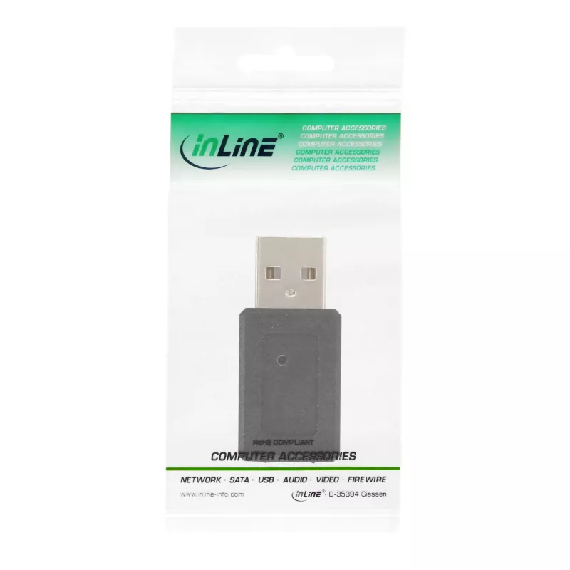 USB 2.0 adapter A-pistik / mini 5 Pin emane InLine 33500A