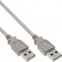 USB 2.0 kaabel tüüp A-pistik / isane beež 1m InLine 34310H