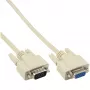 InLine VGA kaabel 15 HD isane/emane beež 3m