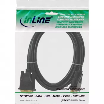 InLine DVI-D kaabel Premium 24+1 isane/isane Dual Link kullatud 15 m