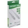 InLine USB-C Lightning kaabel, iPadile, iPhone'ile, iPodile, hõbedane/alumiinium, 2m