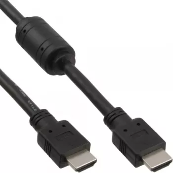InLine HDMI-kaabel High Speed isane + ferriit must 5m