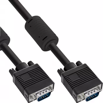 S-VGA-kaabel 15HD isane/isane must 1,5 m InLine 17715B