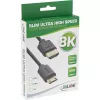 InLine õhuke ülikiire HDMI-kaabel AM/CM 8K4K kullatud must 0,5 m