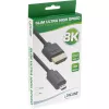 InLine õhuke Ultra High Speed HDMI-kaabel AM/DM 8K4K kullatud must 2m