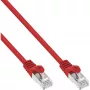 InLine patch-kaabel F/UTP Cat.5e punane 0,3 m