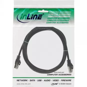 InLine patch-kaabel F/UTP Cat.5e Must 1.5m