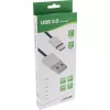 InLine USB 2.0 kaabel, USB-C isane / USB-A-pistik, must/alu, painduv, 1m