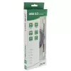 InLine USB 2.0 kaabel, USB-C isane / Micro-B-pistik, must/alu, paindlik, 1,5 m