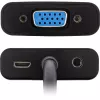 InLine konverterkaabel HDMI-VGA-le koos heliga, aktiivne videokonverter, must