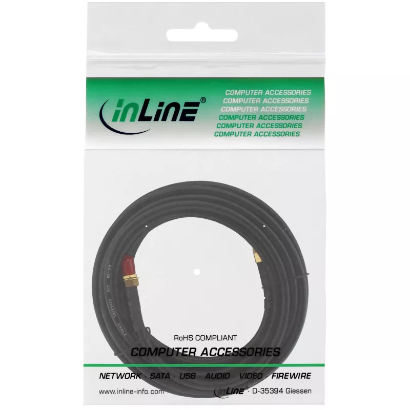 InLine WIFI kaabel R-SMA pistik / R-SMA ühendus 3m