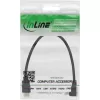 InLine® High Speed HDMI-kaabel Ethernetiga, nurk-pistikuga, 0,3 m