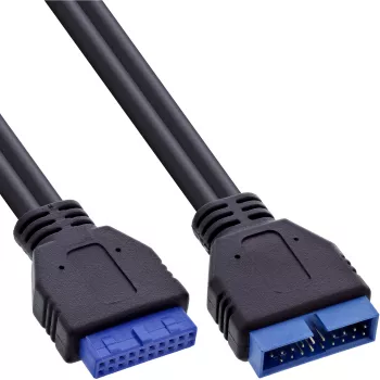 InLine USB 3.0 pikenduskaabel sisemine päis isane/emane 33448I 0,35 m