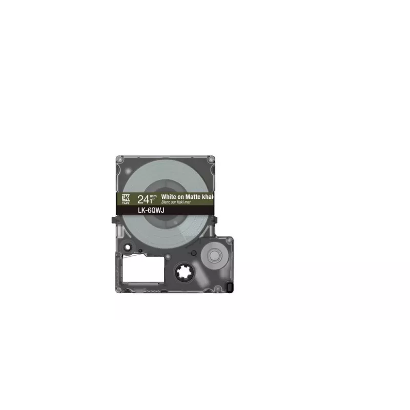 Epson LK-6QWJ Khaki, Valge