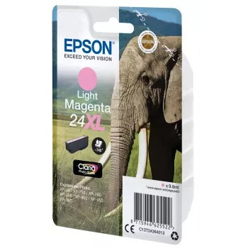 Epson Elephant Singlepack Light magenta 24XL Claria Photo HD Ink
