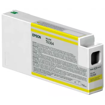 Epsoni üksikpakend kollane T636400 UltraChrome HDR 700 ml, kollane, pigmendipõhine tint, 700 ml, 1 tk