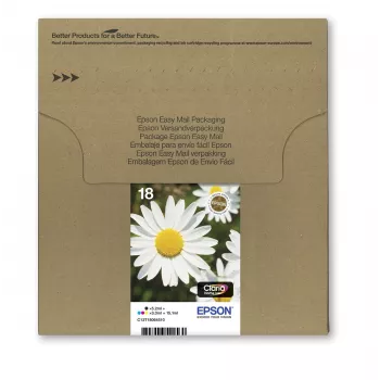 Kassett Epson T1806 Easy Mail Packaging must kollane tsüaan magenta
