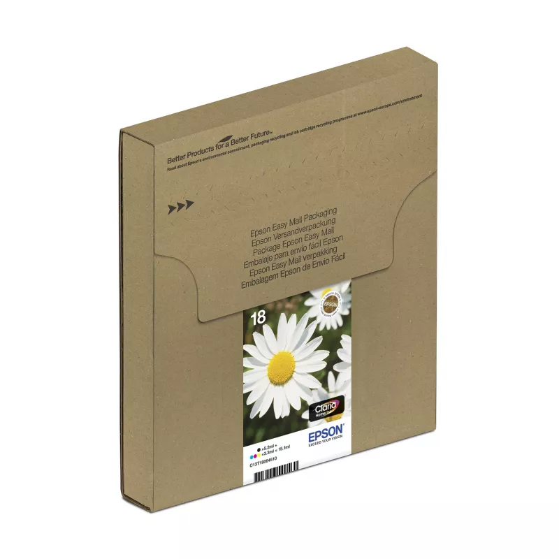 Kassett Epson T1806 Easy Mail Packaging must kollane tsüaan magenta