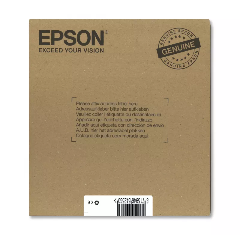 Kassett Epson T1806 Easy Mail Packaging must kollane tsüaan magenta
