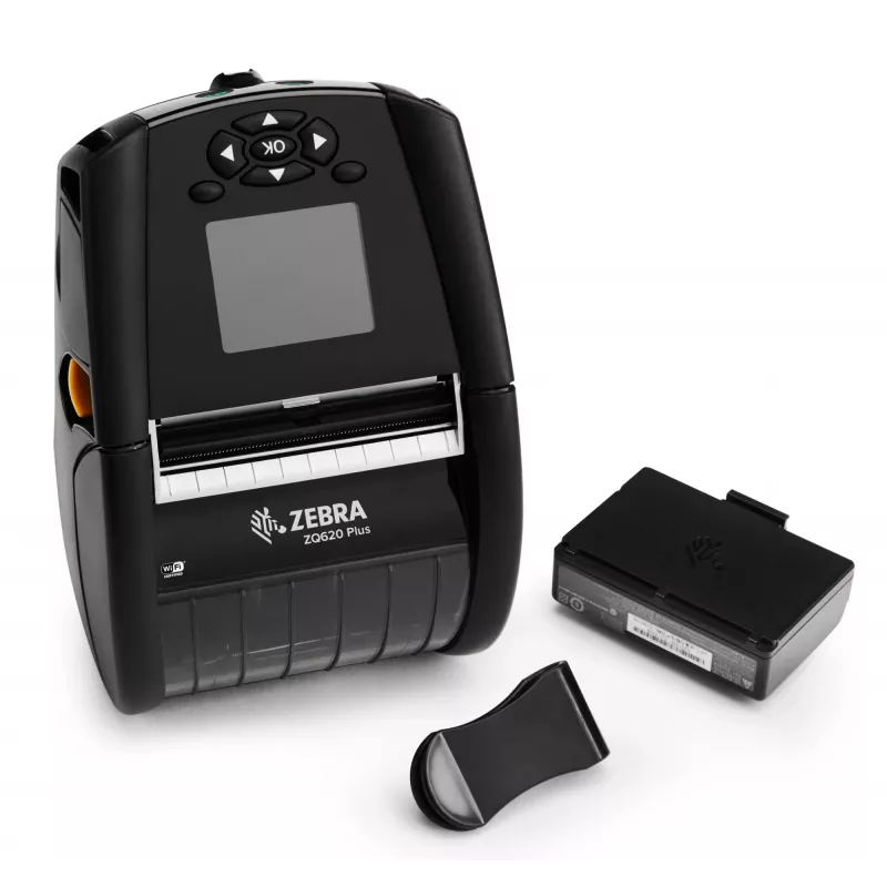 Zebra ZQ620 Plus 3 siltitrükkal Otsesoojustrükk 203 x 203 DPI 115 mm/sec Juhtmega ja juhtmevaba Bluetooth