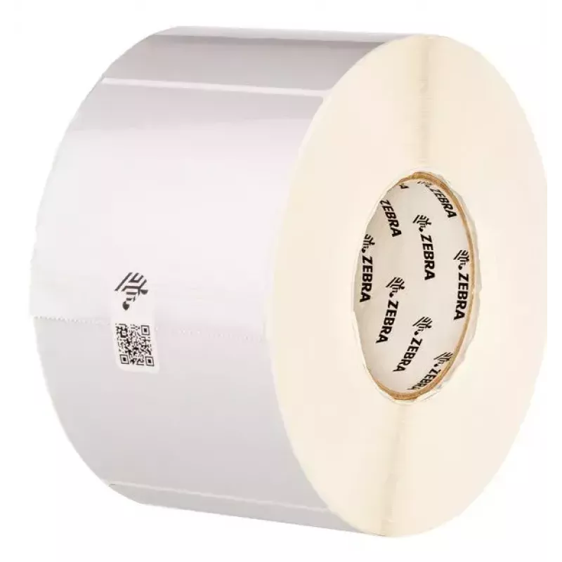 Stantsitud silt Zebra Z-Ultimate 3000T Silver Permanent Adhesive