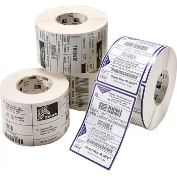 Zebra Z-Select 2000T valge isekleepuv printerisilt