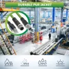 InLine Industrial võrgukaabel, M12 4-kontaktiline D-kodeeringuga isane pistik RJ45-le, PUR 1m