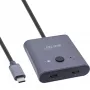 InLine USB-C-lüliti, kahesuunaline lüliti, 10 Gb/s, 100 W
