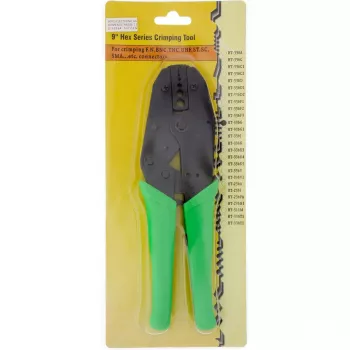 InLine Crimp Tool Coax HT-336G for RG 58.59.62.174 WBC 110 195/200 240
