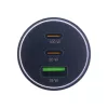 InLine USB autolaadur Power Delivery, 2x USB-C + QC USB-A, must