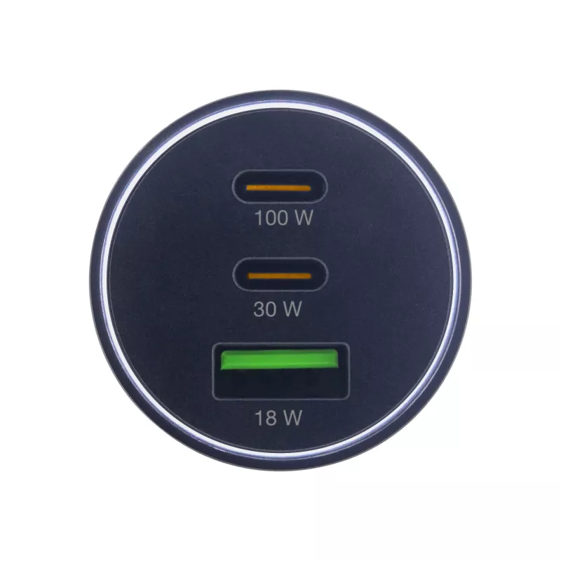 InLine USB autolaadur Power Delivery, 2x USB-C + QC USB-A, must