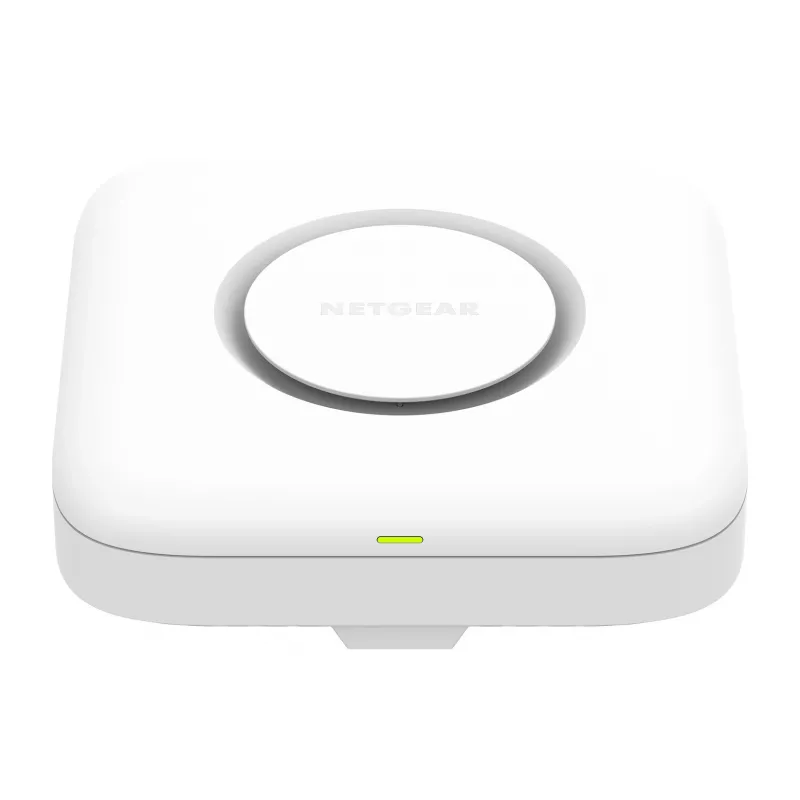 Juhtmevaba pääsupunkt Netgear WBE718 — Kolmeribaline 2,4/5/6 GHz, 9400 Mbit/s, PoE, 1× 2.5GbE, valge