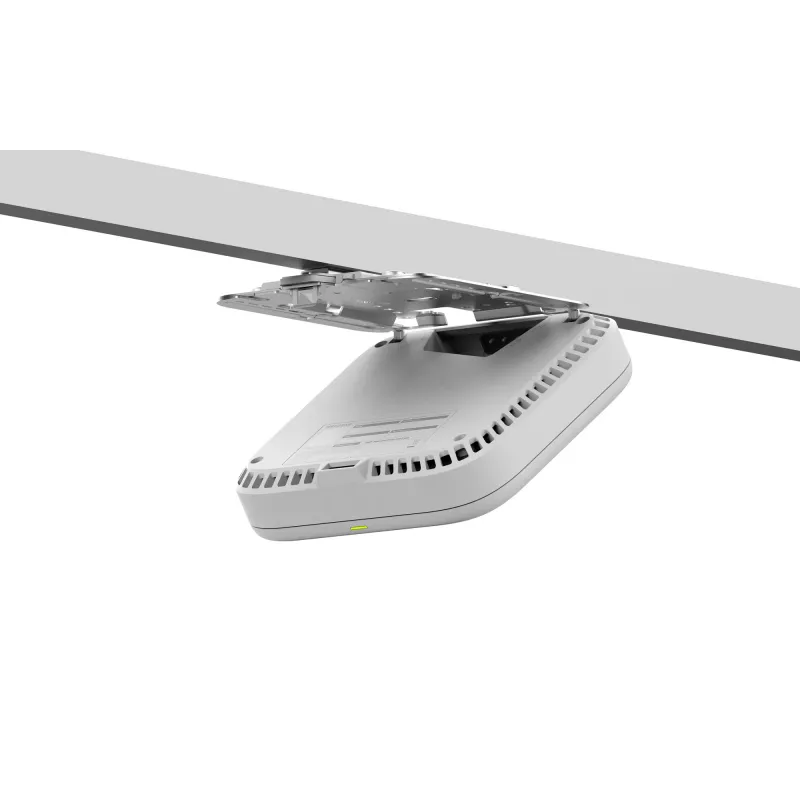 Juhtmevaba pääsupunkt Netgear WBE718 — Kolmeribaline 2,4/5/6 GHz, 9400 Mbit/s, PoE, 1× 2.5GbE, valge