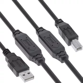 InLine USB 2.0 aktiivkaabel, USB-A isane USB-B isasele, 25m