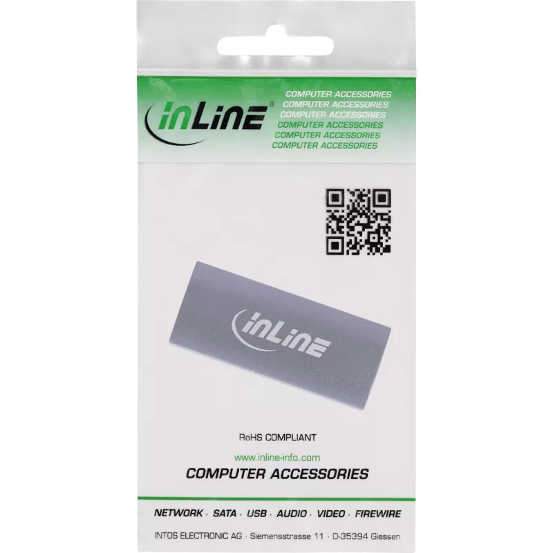 USB-C soovahetaja InLine 35900E hall pistik 1 USB-C pistik 2 USB-C
