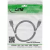 InLine HDMI-kaabel, HDMI High Speed koos Ethernetiga, isane / isane, must, 11 m