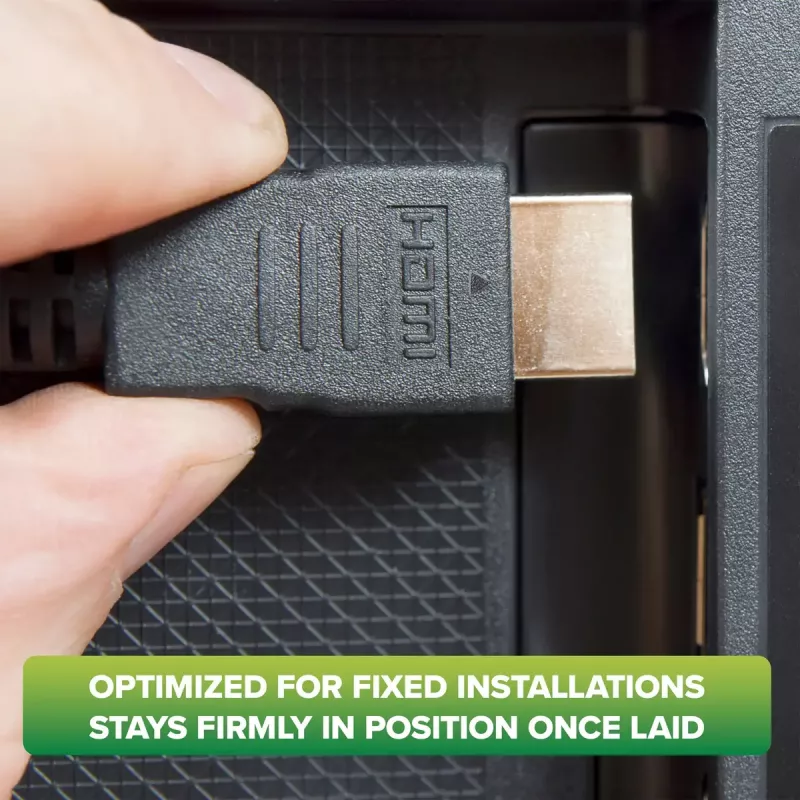 InLine HDMI-kaabel, HDMI High Speed koos Ethernetiga, isane / isane, must, 3 m