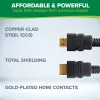 InLine HDMI-kaabel, HDMI High Speed koos Ethernetiga, isane / isane, must, 3 m