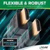 InLine HDMI-kaabel, HDMI High Speed koos Ethernetiga, isane / isane, must, 3 m