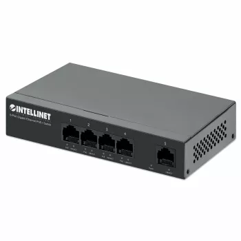 Intellinet 561792 võrgulüliti Gigabit Ethernet (10/100/1000) Power over Ethernet (PoE) Must