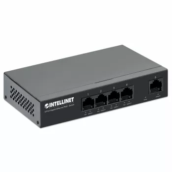 Intellinet 561792 võrgulüliti Gigabit Ethernet (10/100/1000) Power over Ethernet (PoE) Must
