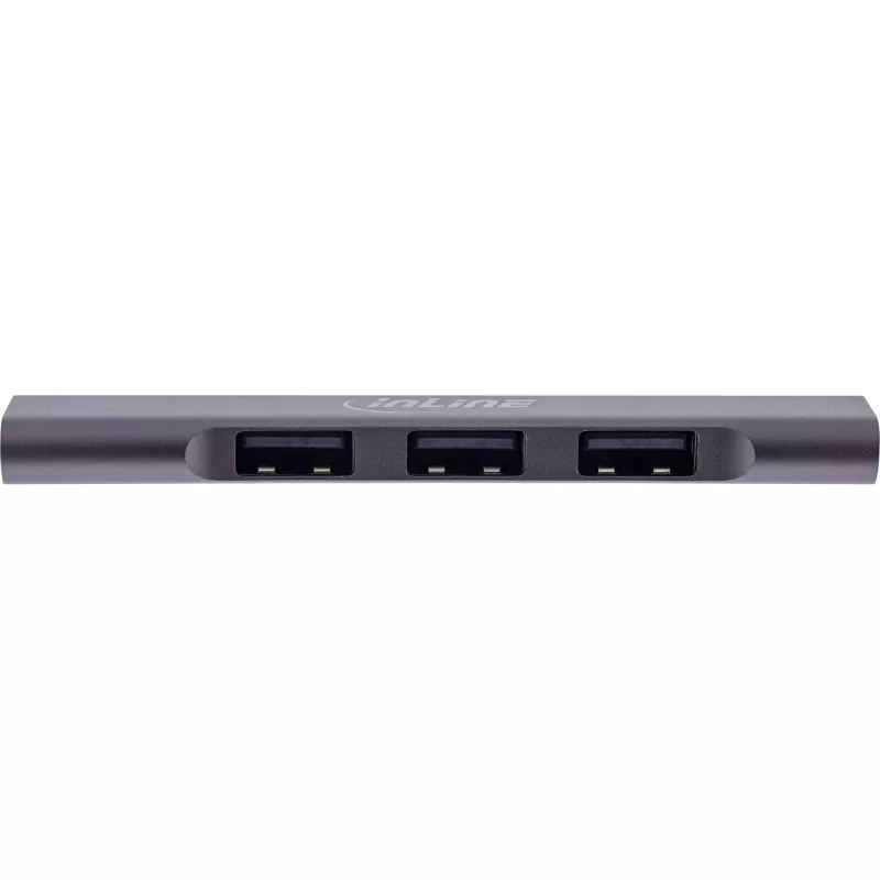 InLine õhuke USB-C jaotur, 4 pordiga, USB 3.0 + 3x USB 2.0, õhuke disain